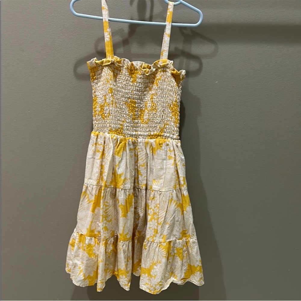 Janie and Jack Yellow Floral Casual Dress